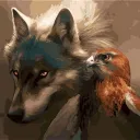 Icône du serveur le loup et L'aigle 🐺🦅