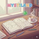 Icône du serveur 🌼 𝑴𝒚𝒔𝒕𝒊𝒍𝒂𝒏𝒅 : 𝑪𝒐𝒍𝒐𝒓𝒊𝒏𝒈 & 𝑮𝒂𝒎𝒆𝒔🌼