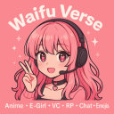 Icône du serveur Waifu Verse ︱ Anime ⊹ E-Girl ⊹ VC ⊹ RP ⊹ Chat ⊹ Emojis⊹Music