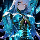 Icône du serveur Neon Abyss ERP Écrit