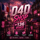 Icône du serveur 🛒 𝐃𝟒𝐃 𝐒𝐡𝐨𝐩(+ 𝟏𝟑𝟔 𝐯𝐨𝐮𝐜𝐡)