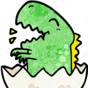 Icône du serveur dino-kawaii